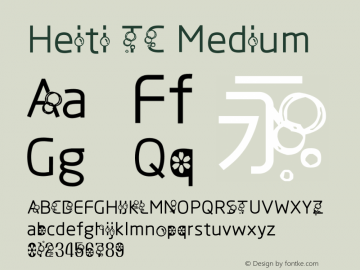 Heiti Tc Medium Font Download